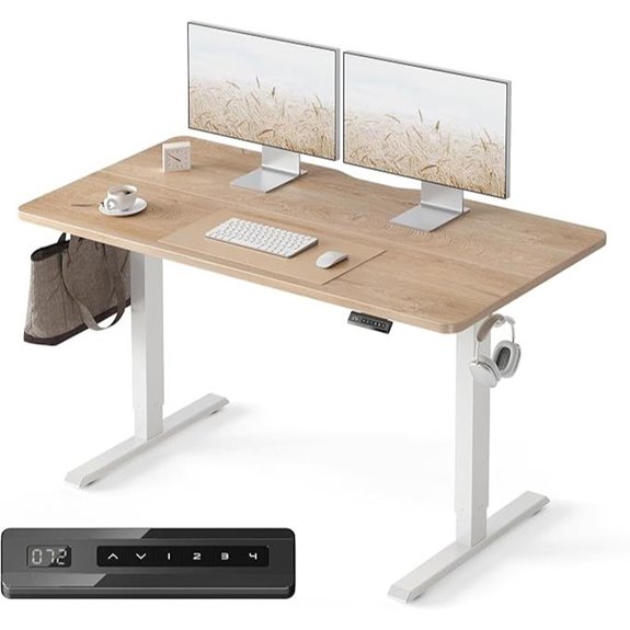 FEZIBO 55x24 Inch Electric Standing Desk