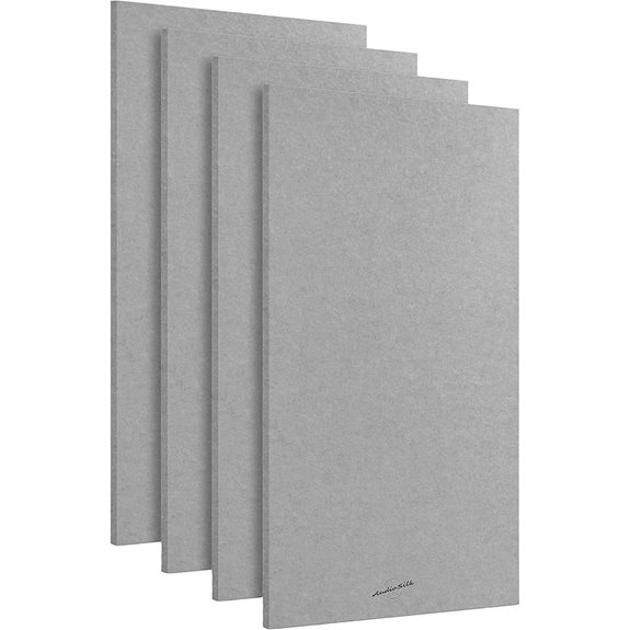 15 Best Acoustic Treatment Kits for Podcast Rooms in 2026 3 Acoustic Panels 4 Pack ROOM KIT Large 46 x 23 Mid Grey