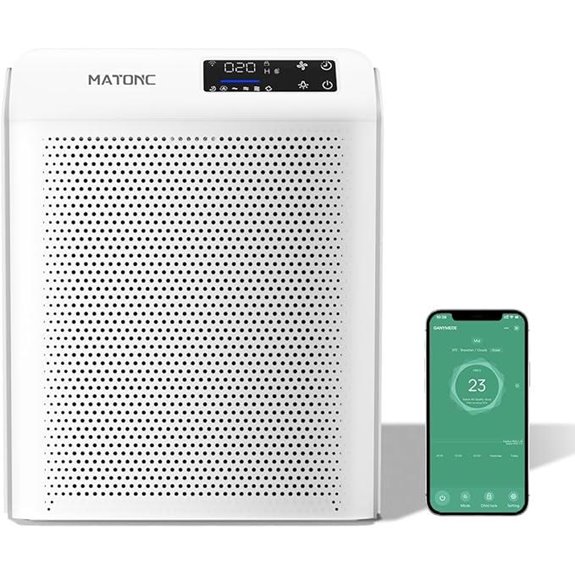 Smart Air Purifier for Large Rooms with App Control
