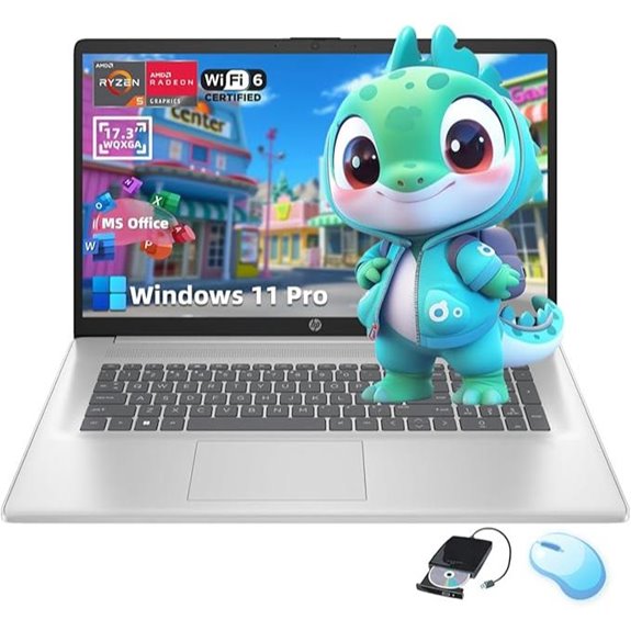 6 Top-Rated Creator Laptops for Content Creators on Amazon USA 6 HP 17.3 FHD Laptop with Ryzen 5 and 32GB RAM