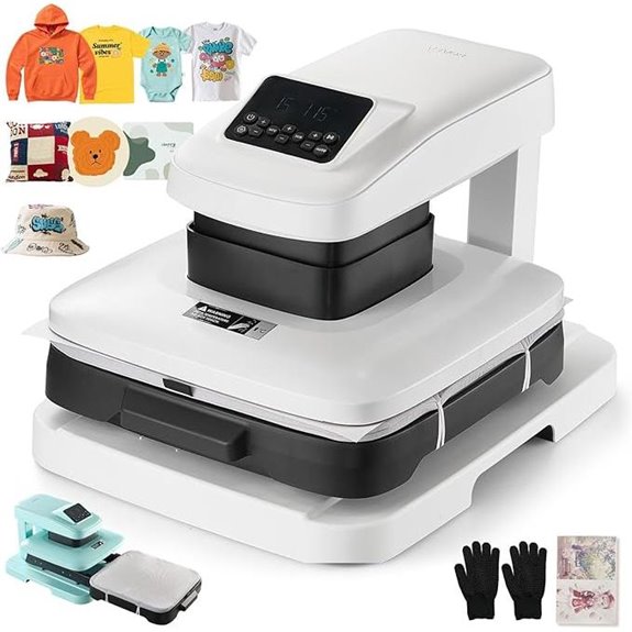 15 Best High-End Heat Press Machines for 2026 Merch Printing 16 VEVOR 15x15 Inch Auto Heat Press Machine