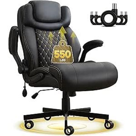 Big & Tall Office Chair with Lumbar Support