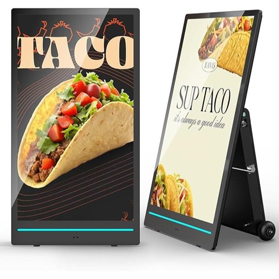 15 Top-Rated Portable Digital Signage Kiosks for 2026 Event Booths 4 55-inch Rechargeable Outdoor Digital Signage Kiosk
