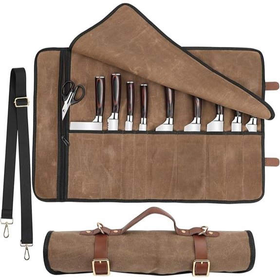 15 Best Knife Rolls for Chefs in 2026 That Elevate Your Kitchen 15 Leather Knife Roll with Canvas & Metal Buckles