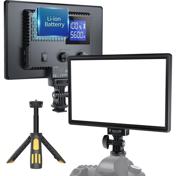 15 Top-Rated LED Video Lights for Product Photography in 2026 5 RALENO LED Video Light Panel with Battery and USB