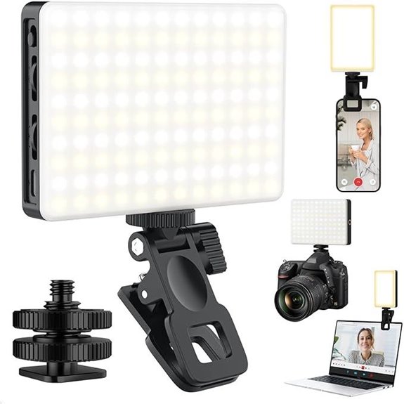 120 LED Selfie Light for iPhone with Tripod Mount