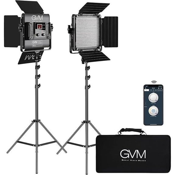 15 Premium LED Video Lights for YouTube in 2026 10 GVM 2-Pack LED Video Lights with App Control