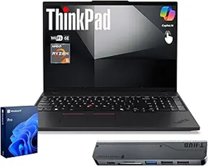 15 Best High-End Laptops for Marketing Agencies on Amazon in 2026 14 Lenovo ThinkPad E16 Business Laptop with USB-C Hub