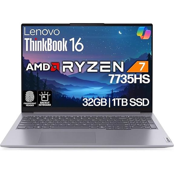 15 Best High-End Laptops for Marketing Agencies on Amazon in 2026 8 Lenovo ThinkBook 16 G7 Business Laptop Ryzen 7 32GB