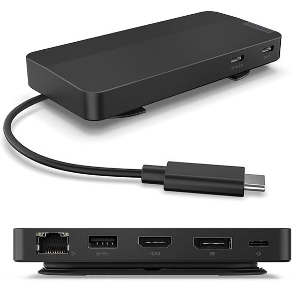 Lenovo USB-C Dual Display Travel Dock (7 Ports)