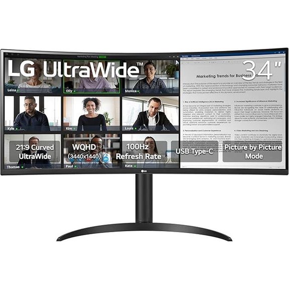 LG 34-inch UltraWide WQHD Curved Monitor