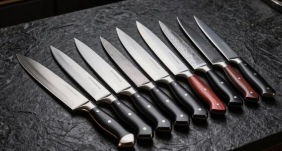 luxury chef knife collection