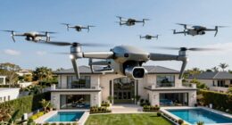 luxury real estate drone showcase