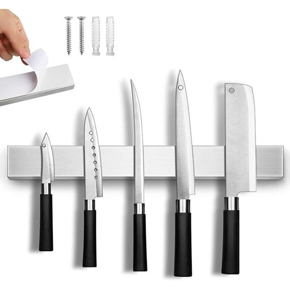 15 Best Magnetic Knife Strips for 2026 That Chefs Love 13 Magnetic Wall Knife Holder with Adhesive Mount
