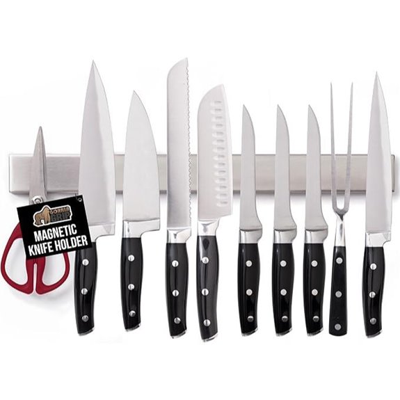 15 Best Magnetic Knife Strips for 2026 That Chefs Love 8 Gorilla Grip Magnetic Knife Holder 18-inch Wall Mount
