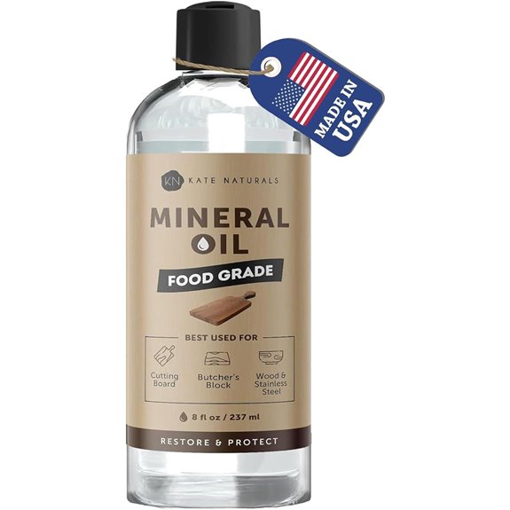 Kate Naturals Mineral Oil for Wood & Utensils