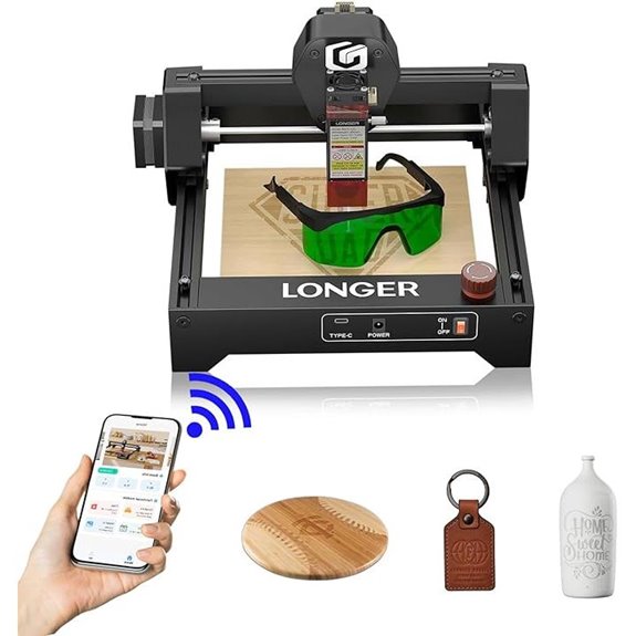15 Best Desktop Laser Engravers for Branding Materials in 2026 7 Ray5 Mini 2.5W Laser Engraver with WiFi Control