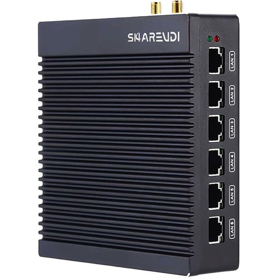 Micro Firewall Mini PC with 4-Core CPU and 6GbE LAN
