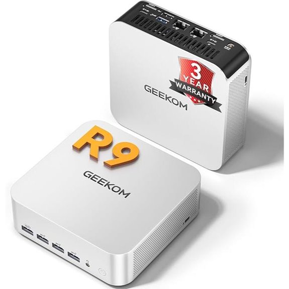 15 Best Professional Mini PC for Webinar Stations in 2026 7 GEEKOM Mini PC AI A7 MAX with Ryzen 9