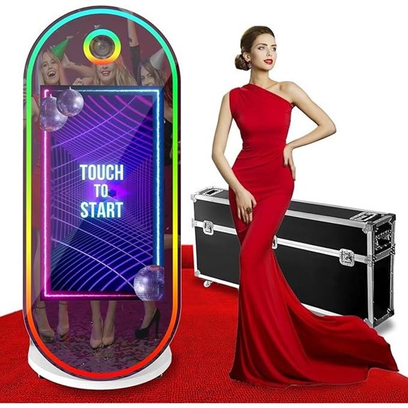 15 High-End Photo Booth Machines for 2026 Events That Impress 9 Magic Mirror Photo Booth with Remote and RGB Light