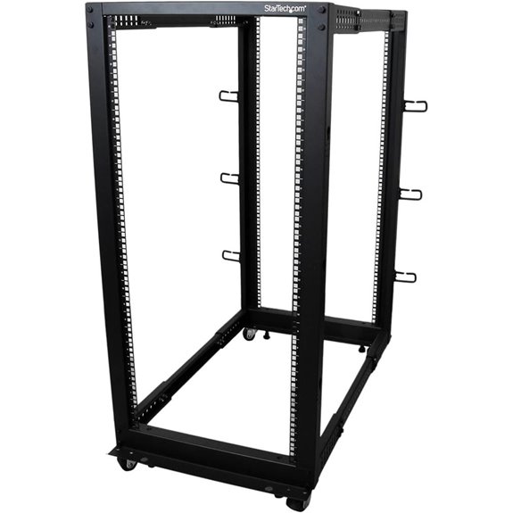 15 Top-Rated Server Rack Cabinets for Studio Networks in 2026 14 StarTech 25U Mobile Open Frame Server Rack