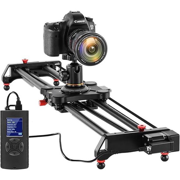 14 Best Top-Rated Motorized Camera Slider for Studio Filming in 2026 12 GVM 80cm Motorized Camera Slider with Remote