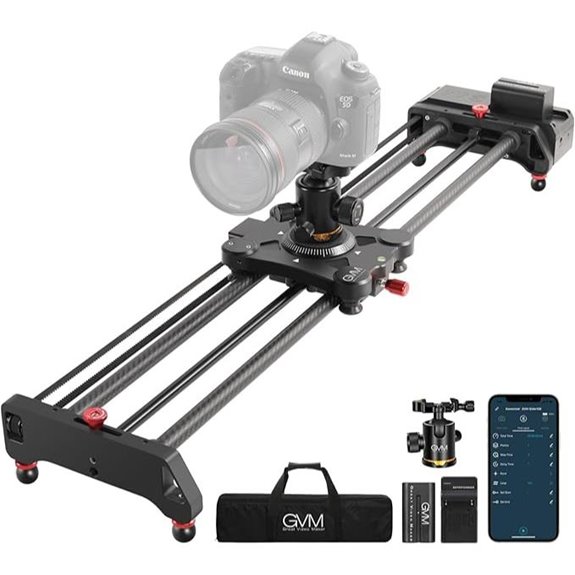 14 Best Top-Rated Motorized Camera Slider for Studio Filming in 2026 4 GVM Motorized Camera Slider with APP Control