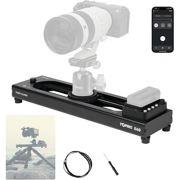 Accsoon Toprig Motorized Camera Slider with App Control
