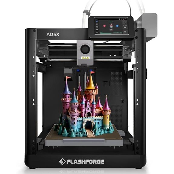 FLASHFORGE AD5X Multi-Color 3D Printer with Auto Leveling