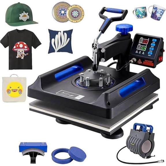 15 Best Heat Press Machines for Small Businesses in 2026 4 VEVOR 5-in-1 Heat Press Machine with Digital Control