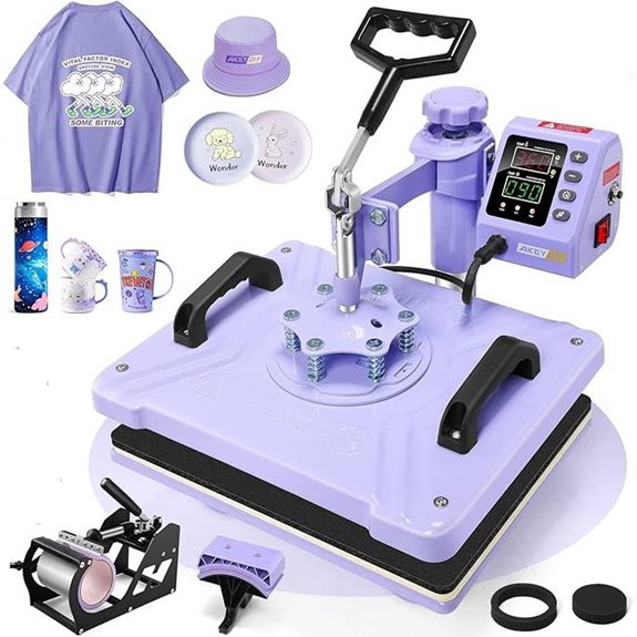 15 Best Heat Press Machines for Small Businesses in 2026 18 WHUBEFY 5-in-1 Heat Press Machine for T-Shirts