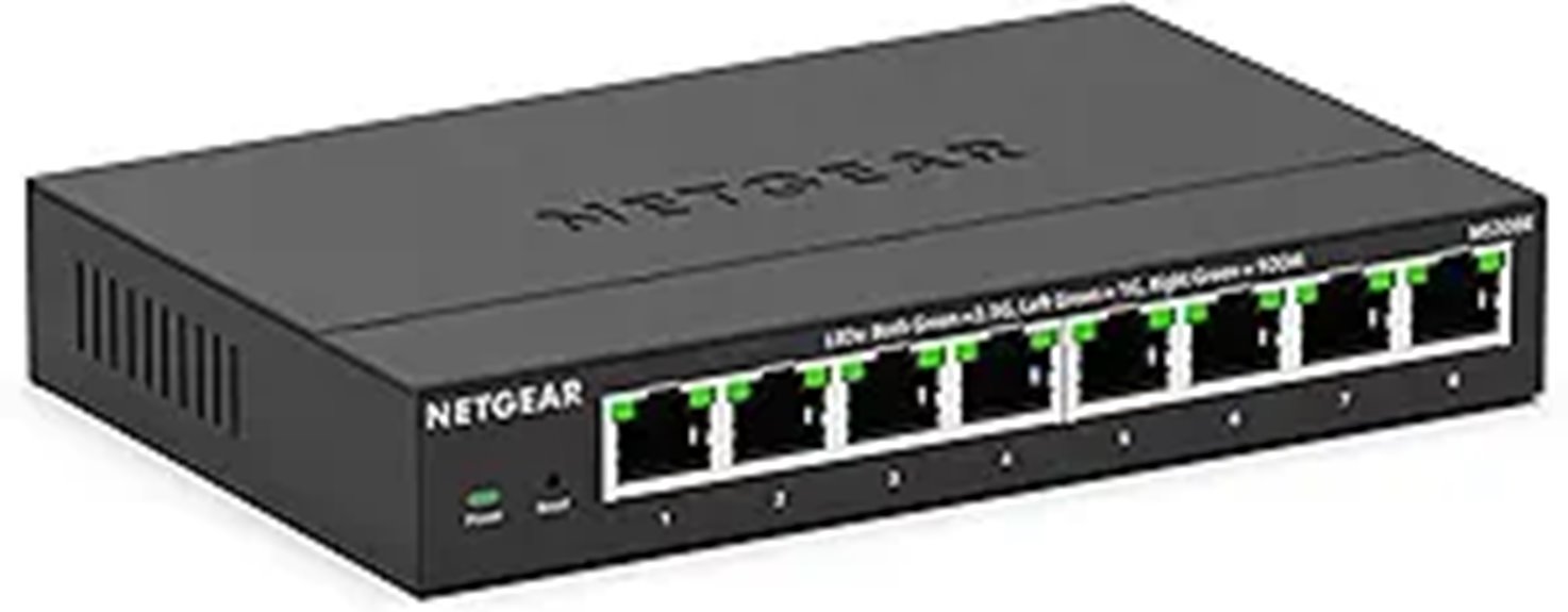 14 Best Managed Network Switches for Agency Offices in 2026 11 NETGEAR 8-Port Multi-Gigabit Managed Ethernet Switch