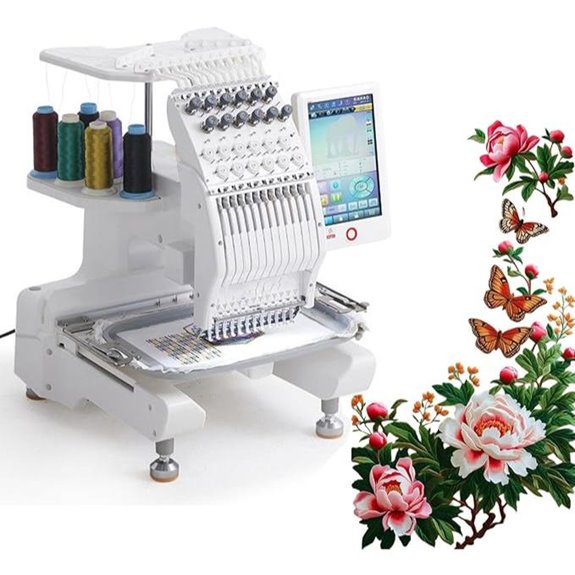 12-Needle Computerized Sewing & Embroidery Machine