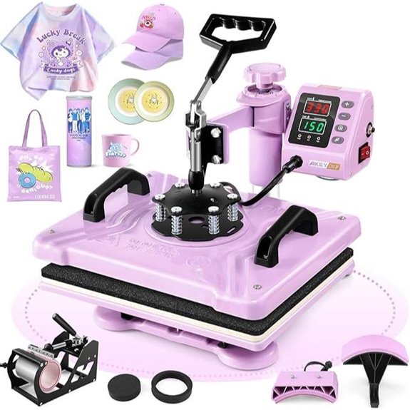 15 Best High-End Heat Press Machines for 2026 Merch Printing 11 5-in-1 Heat Press Machine for T-Shirts and More