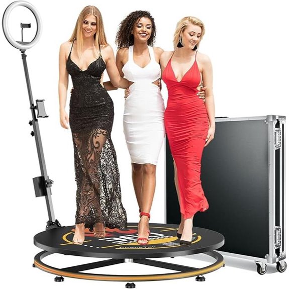 MWE 360 Photo Booth with Flight Case and RGB