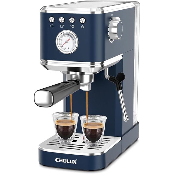 15 Top-Rated Espresso Machines for Studios in 2026 That Impress 8 CHULUX Espresso Machine with Milk Frother Navy