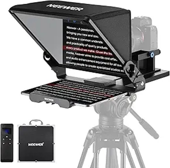 15 Top-Rated Teleprompters for Online Courses on Amazon USA 3 Neewer Teleprompter X14 III with Remote and Mount