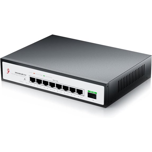 9-Port 2.5G Managed PoE+ Ethernet Switch