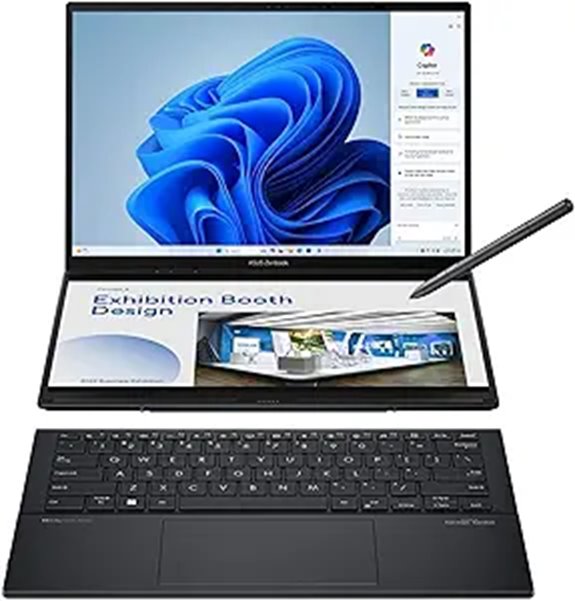 9 Best Professional Creator Laptops for Content Creators in 2026 7 ASUS Zenbook Duo 14” OLED Laptop with 32GB RAM