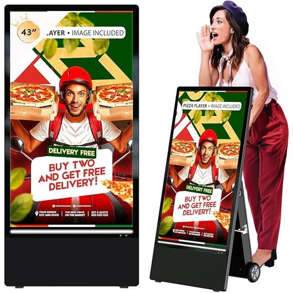 15 Top-Rated Portable Digital Signage Kiosks for 2026 Event Booths 17 MWE 43 Outdoor Digital Signage Display