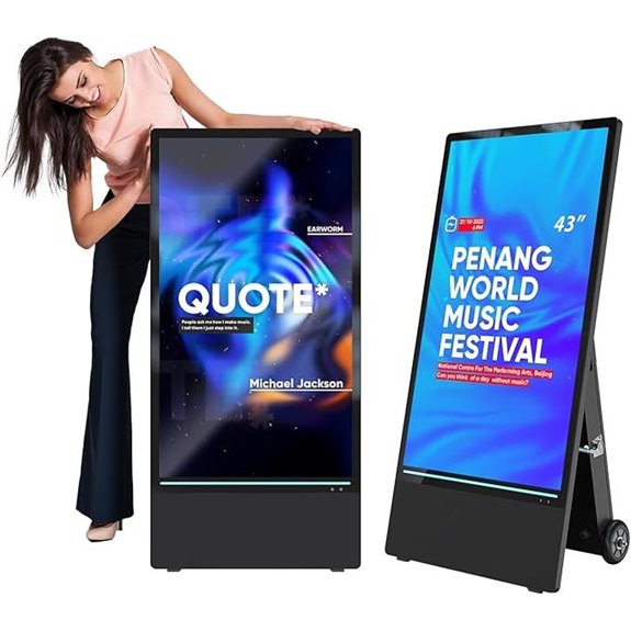 15 Top-Rated Portable Digital Signage Kiosks for 2026 Event Booths 16 MWE 43 Outdoor Digital Signage Display