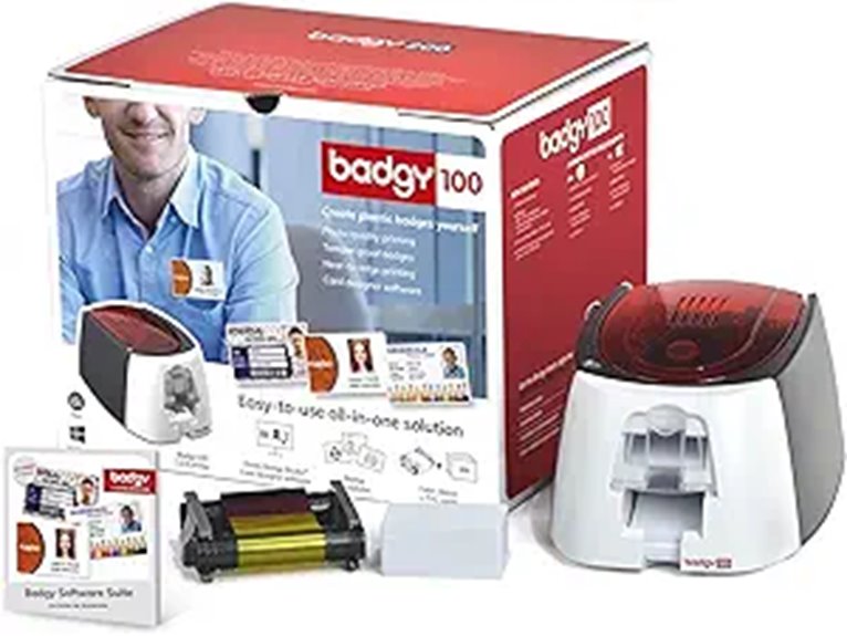 11 Best Badge Printers for Conferences in 2026 You Need to Know 8 Badgy100 Plastic Card Printer with Badge Studio
