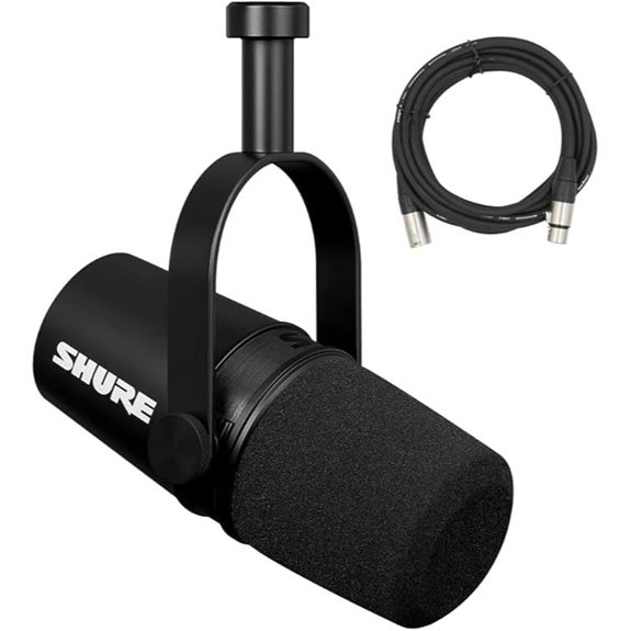 Shure MV7X XLR Podcast Microphone with Cable