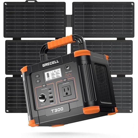 15 Best Solar Generator Kits for Camping Creators in 2026 4 Grecell 330W Portable Power Station with Solar Panel