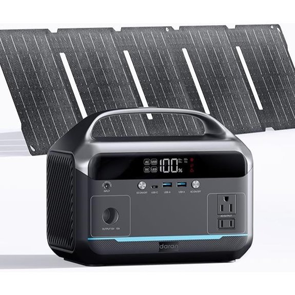 Portable Power Station 350W with Solar Panel