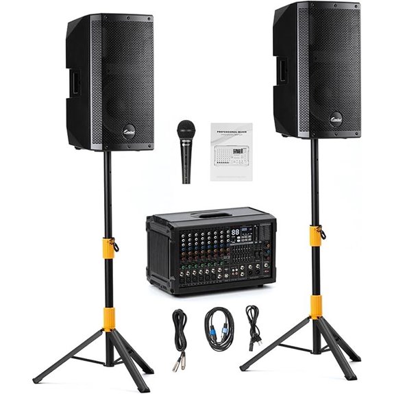 EXOTON MX-P12 Bluetooth PA System with Mixer