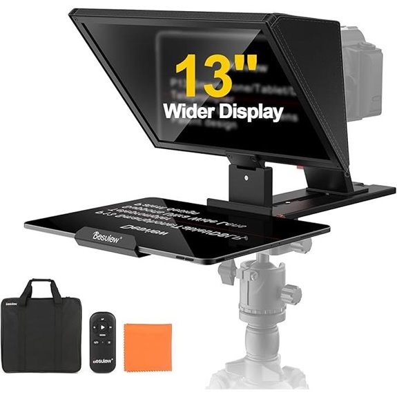 portable camera teleprompter