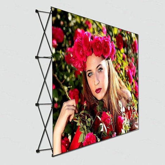 Pop-Up Display Frame and Banner Stand (8'x10')