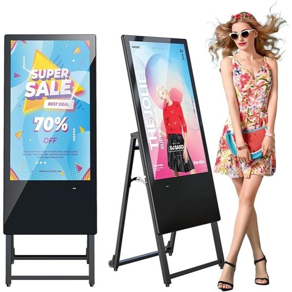 JIYANG 32 Indoor Digital Signage with Wheels