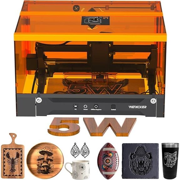 Woxcker L2 Flex 5W Laser Engraving Machine